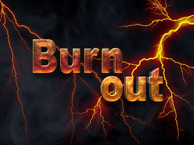 Burn out graphic
