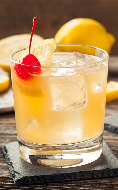 How to Make an Amaretto Sour Cocktail - Crafty Bartending